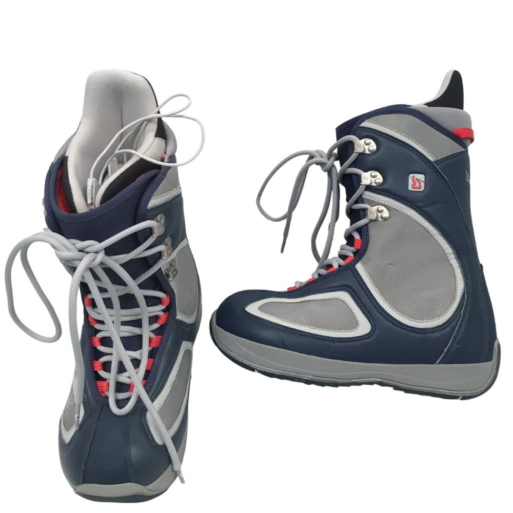 Brand New Burton Breed Snowboard Boots!  8.5 or 9  Blue & Gray  Traditional Lace